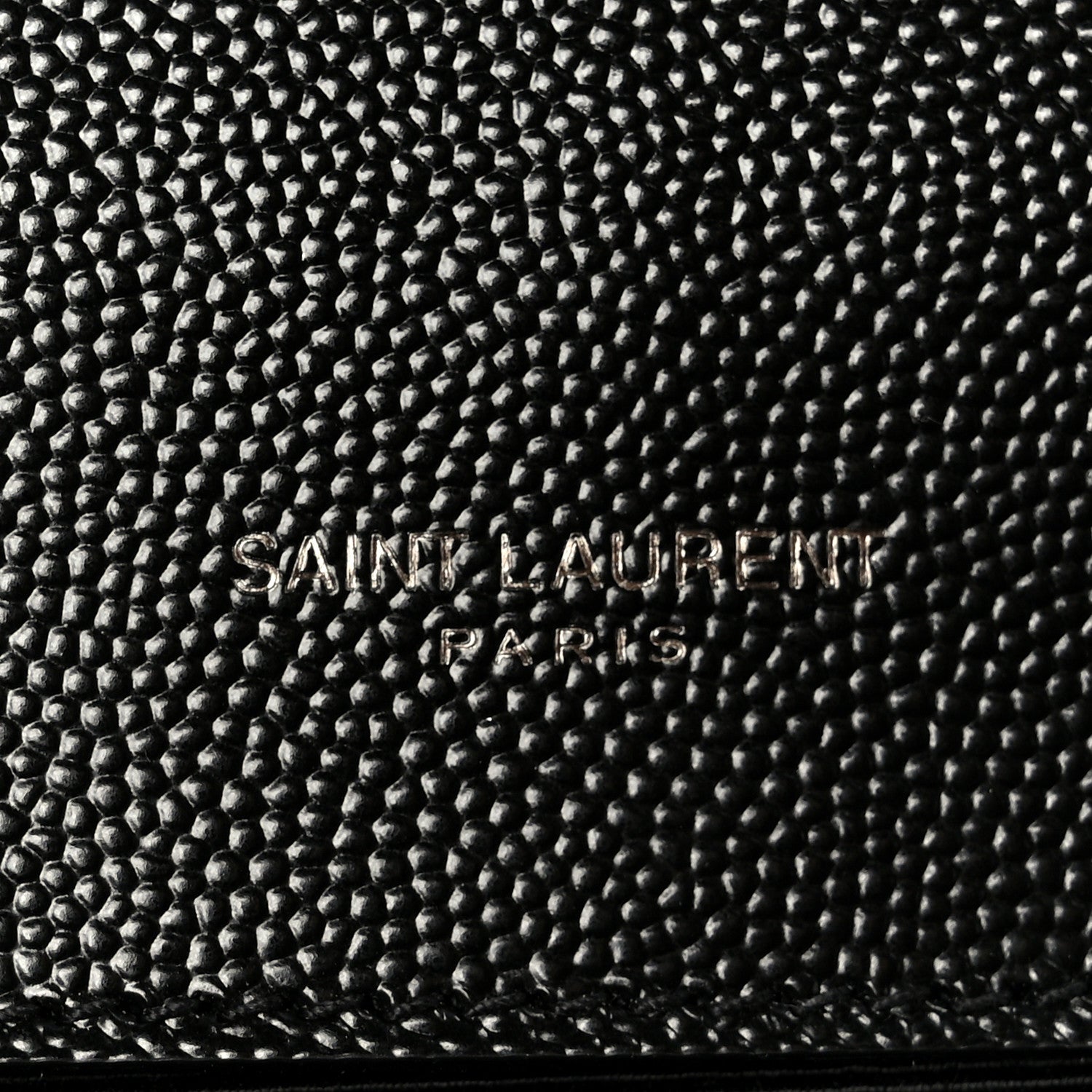 Saint Laurent Grain De Poudre Textured Mixed Matelasse Triquilt Medium Monogram Monochrome Satchel Black 6 of 10