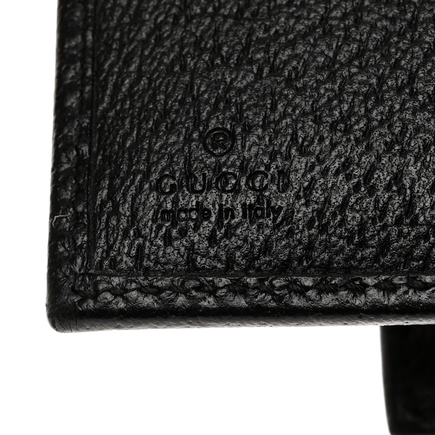Gucci Textured Dollar Calfskin Horsebit Long Wallet with Insert Black 7 of 8
