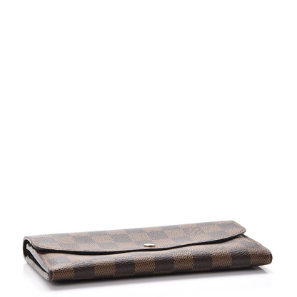 Louis Vuitton Damier Ebene Emilie Wallet 4 of 9
