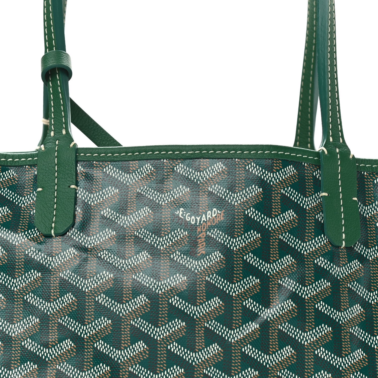 Goyard Goyardine Saint Louis PM Green 10 of 10