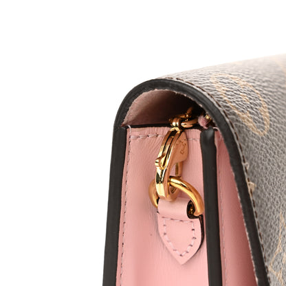 Louis Vuitton Monogram Flore Chain Wallet Rose Ballerine 10 of 12