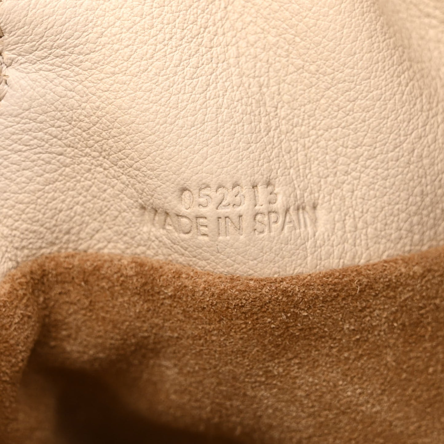 Calfskin Mini Flamenco Knot Clutch Angora