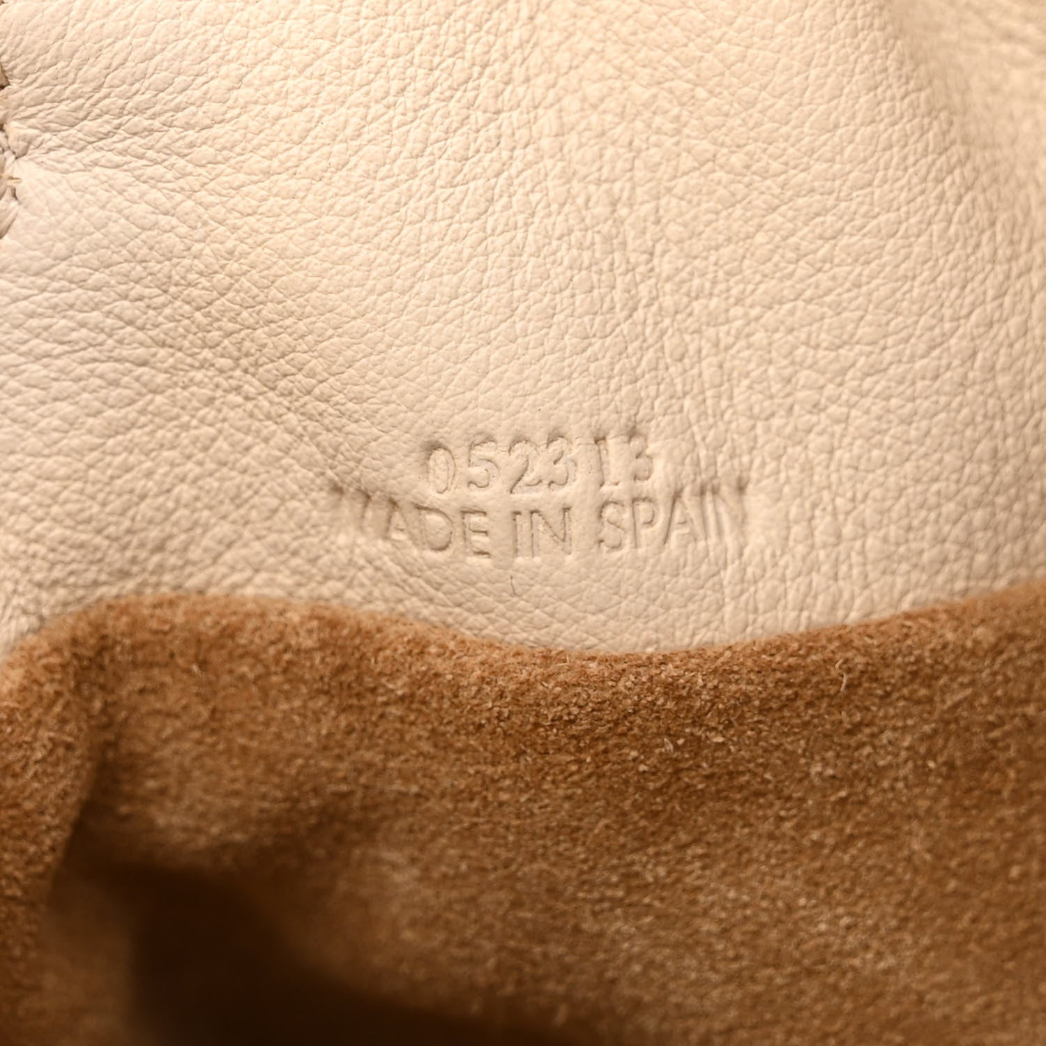 Loewe Calfskin Mini Flamenco Knot Clutch Angora 7 of 13