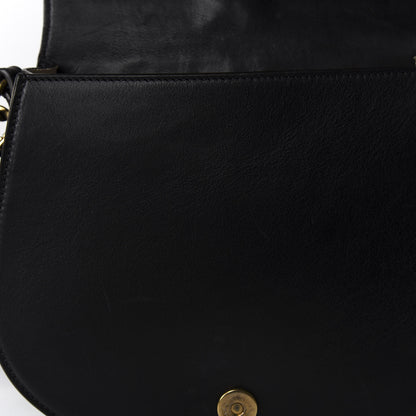 Chloe Calfskin Suede Medium Nile Bracelet Bag Black 11 of 12