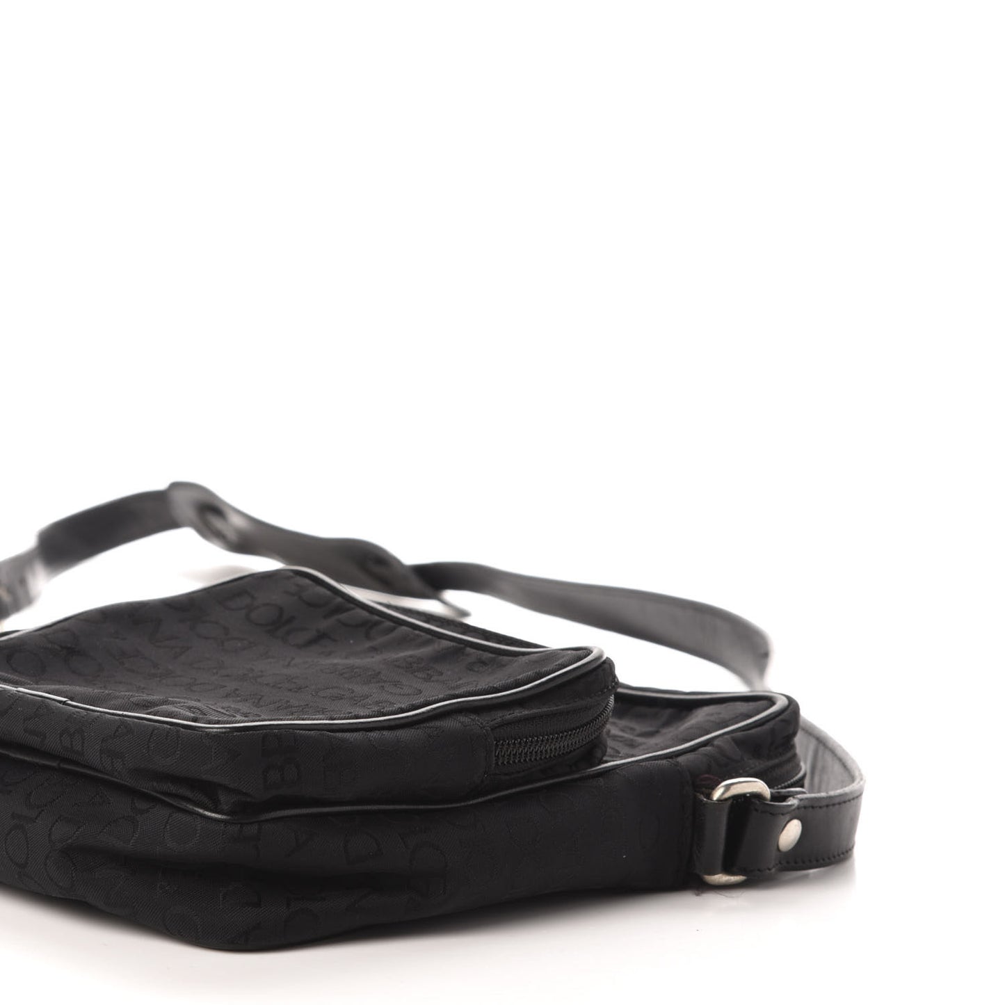 Nylon Monogram Messenger Black