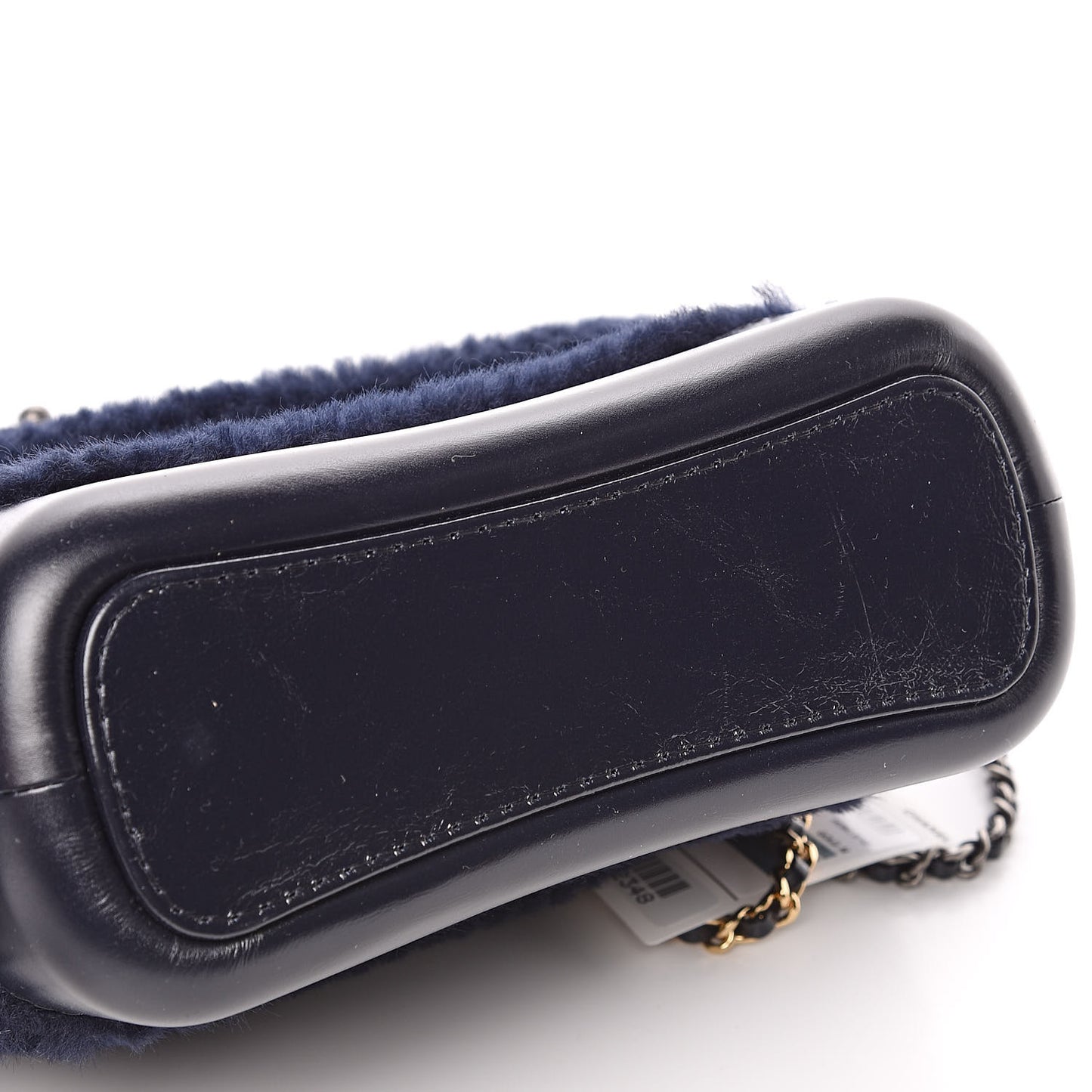 Shearling Small Gabrielle Hobo Navy