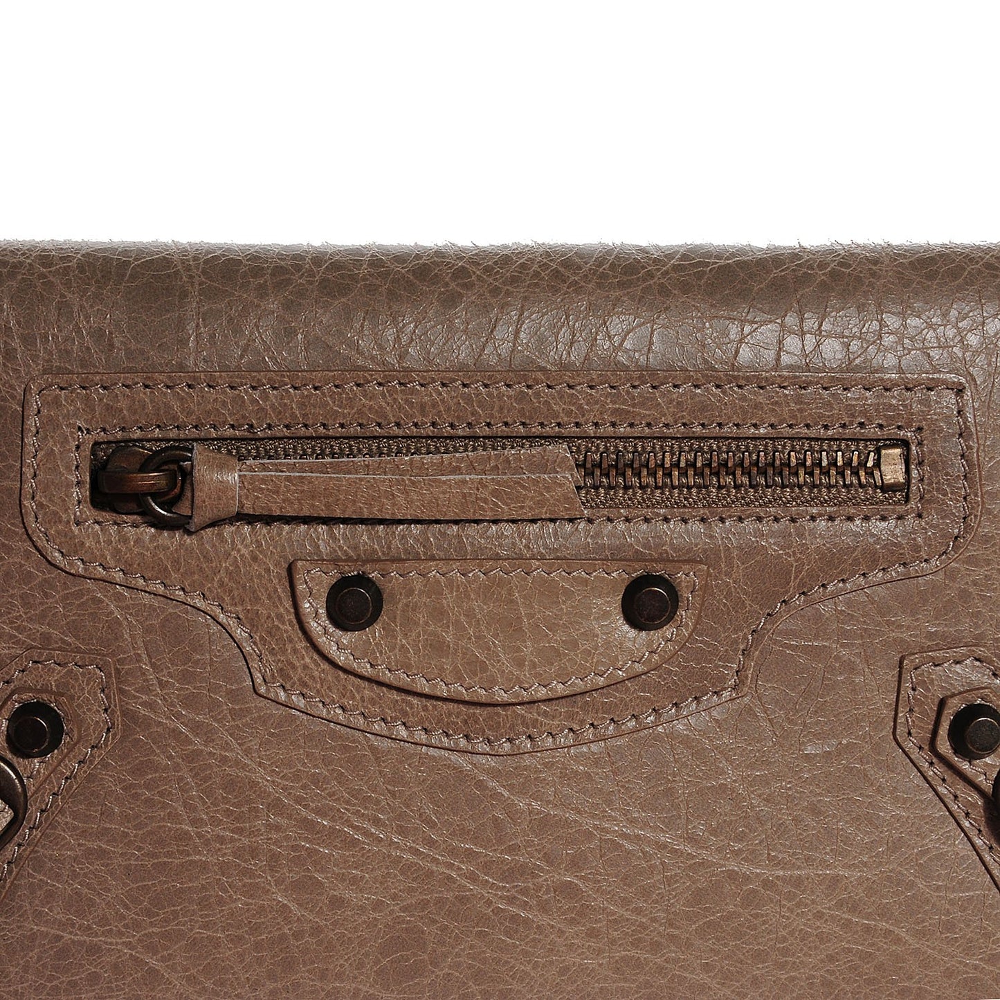 Agneau Classic Hardware Money Wallet Papyrus