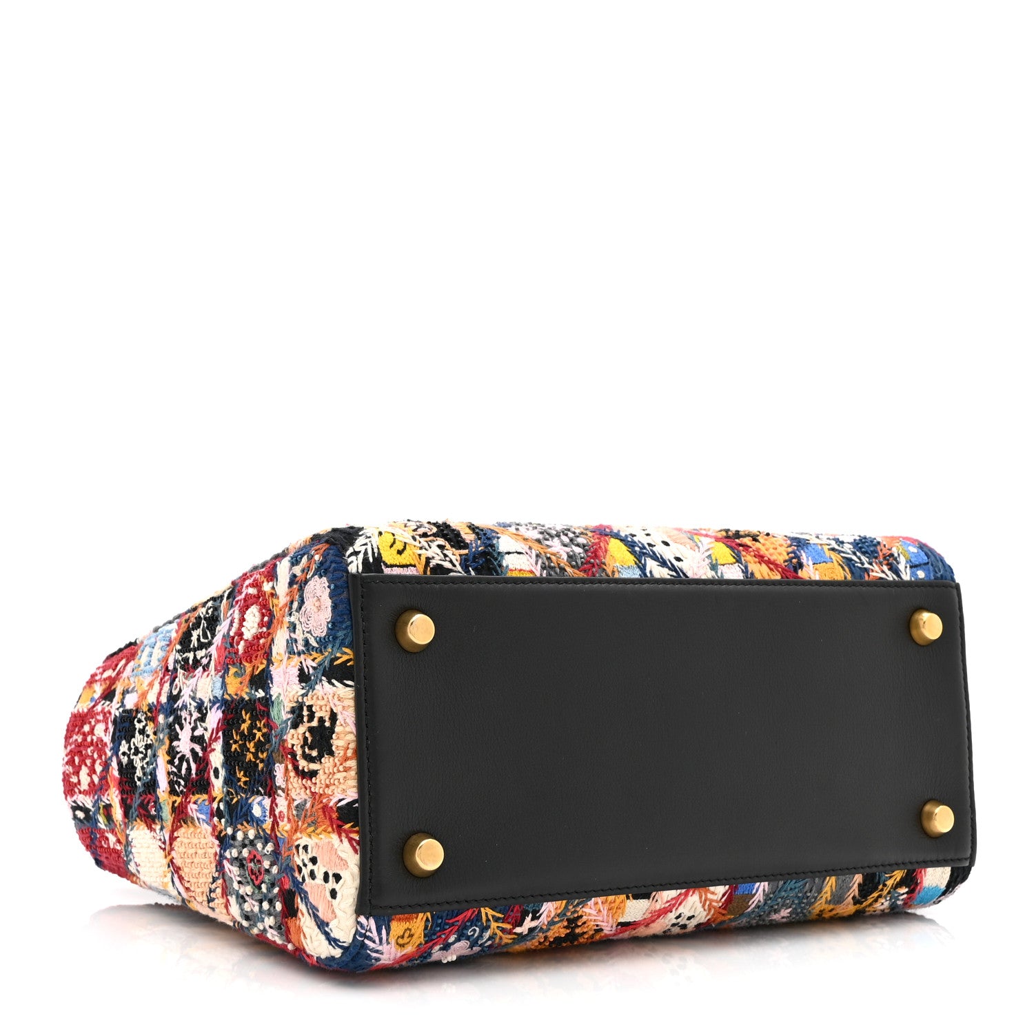 Christian Dior Embroidered Patchwork Peace And Love Medium Lady Dior Multicolor 4 of 10