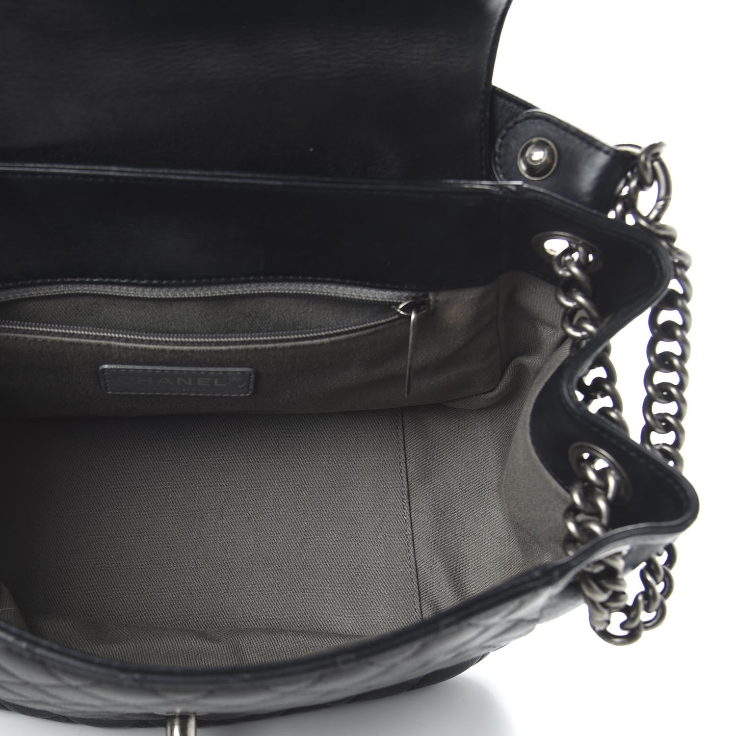 Chanel Lambskin Quilted Small Accordion Boy Flap Black 5 of 10