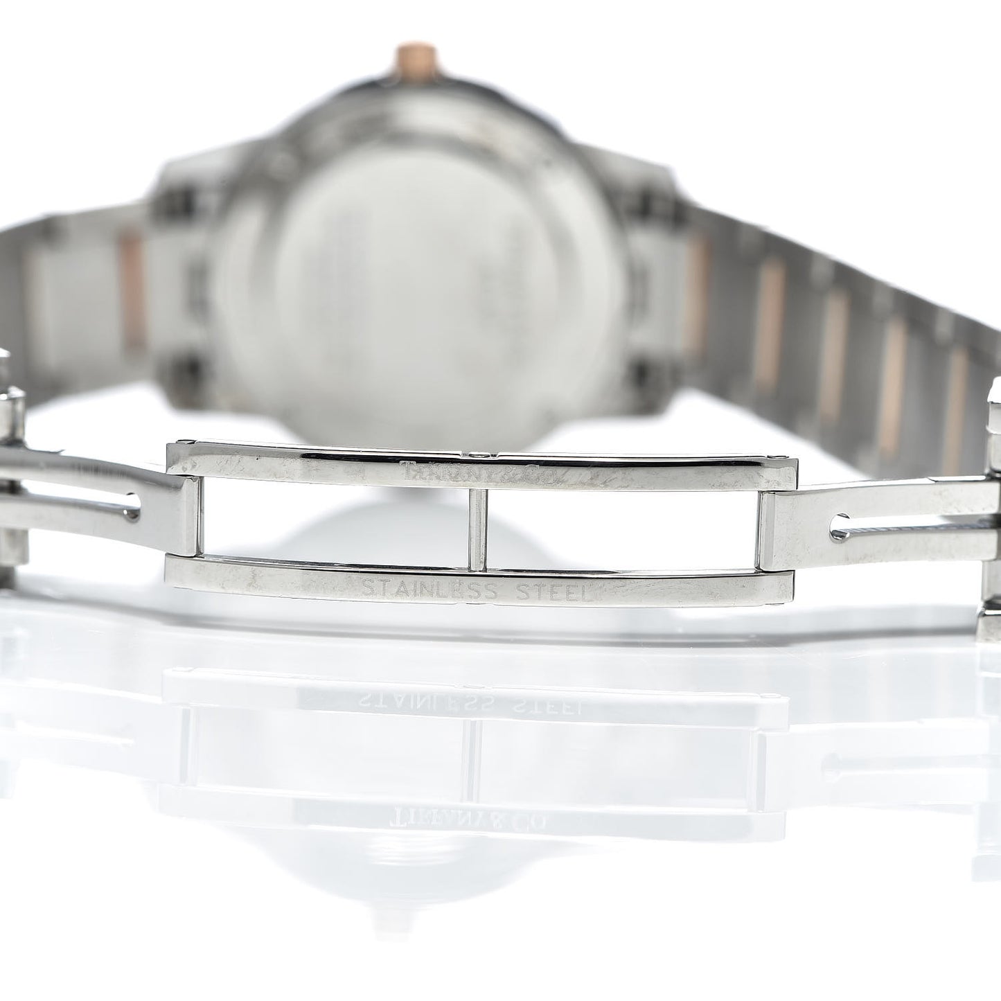 Stainless Steel 18K Rose Gold 29mm Atlas 2-Hand Quartz Watch