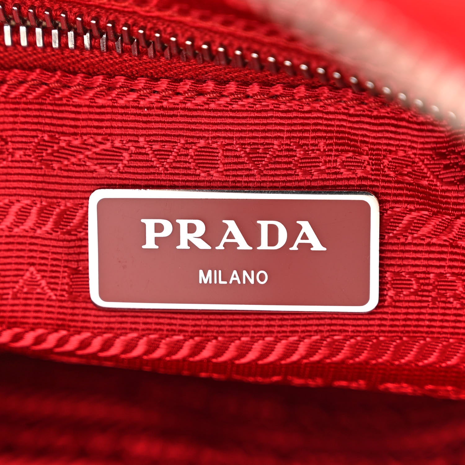 Prada Nylon Tessuto Impuntu Quilted Backpack Rosso 7 of 14