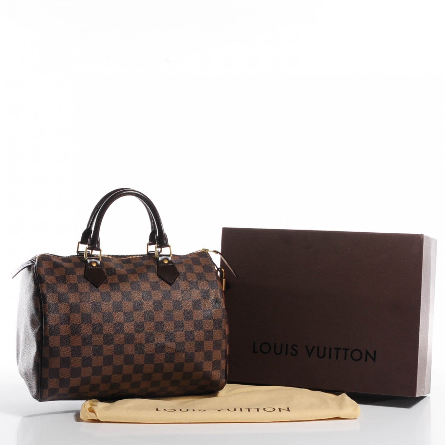 Louis Vuitton Damier Ebene Speedy 30 5 of 8