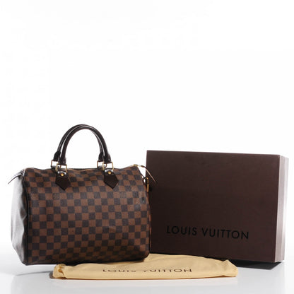 Louis Vuitton Damier Ebene Speedy 30 5 of 8