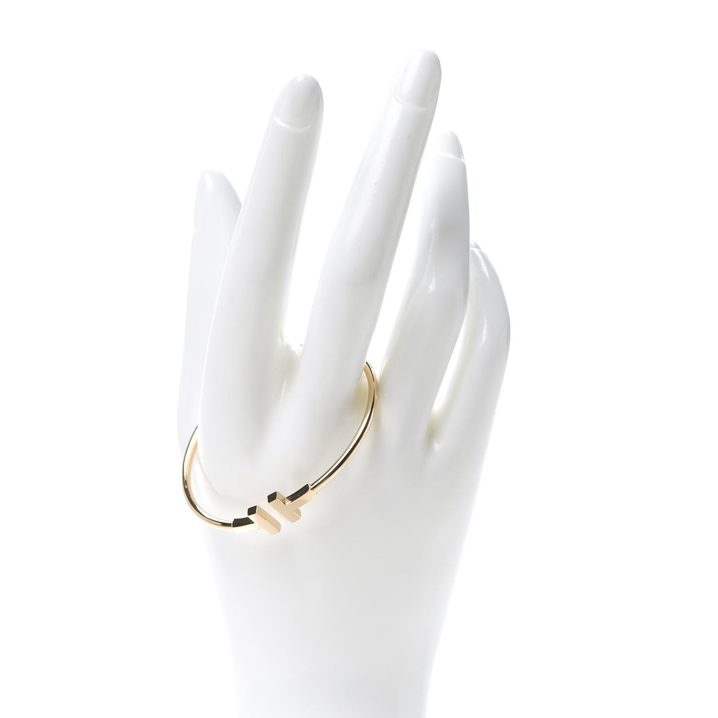 18K Rose Gold T Wire Bracelet