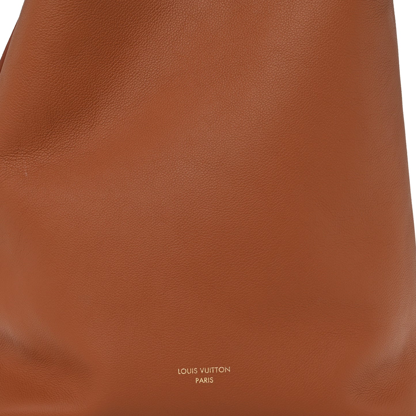 Grained Calfskin Low Key Hobo MM Cognac