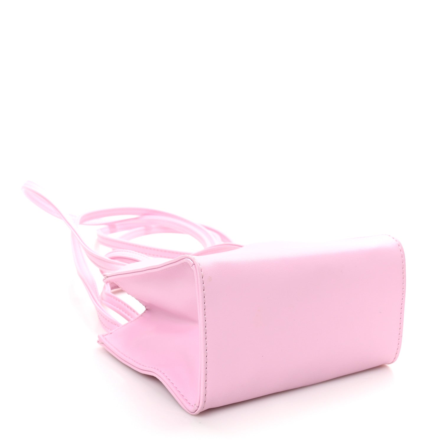 Telfar Vegan Leather Small Shopping Bag Bubblegum 4 of 9
