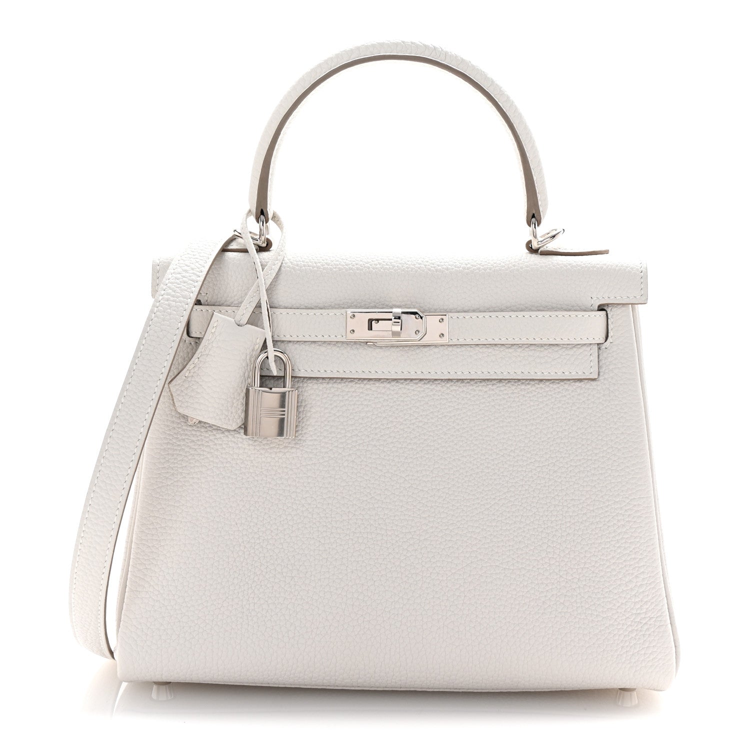 Hermes Togo Kelly Retourne 25 Gris Pale 1 of 10