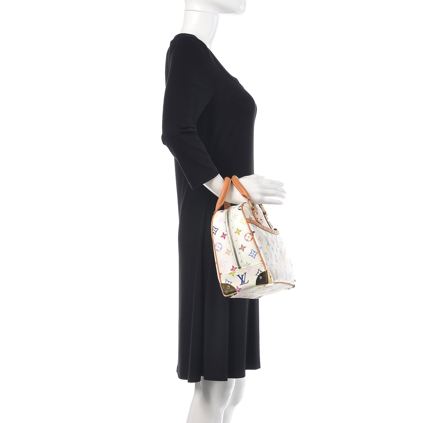 Monogram Multicolor Trouville White