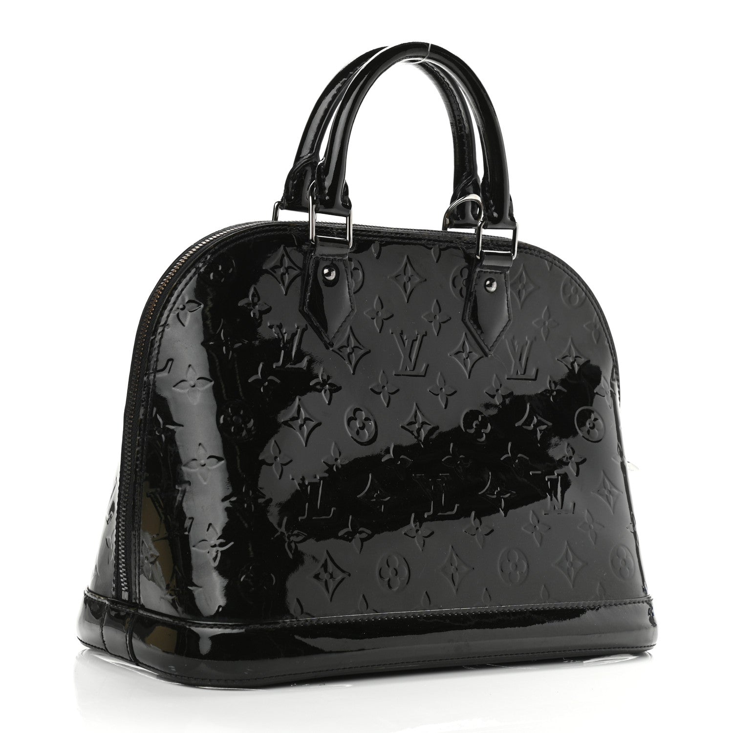 Louis Vuitton Vernis Alma PM Noir Magnetique 3 of 11