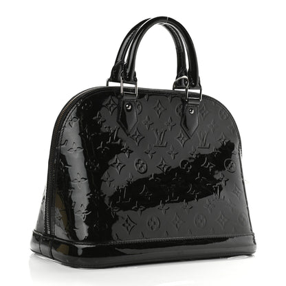 Louis Vuitton Vernis Alma PM Noir Magnetique 3 of 11