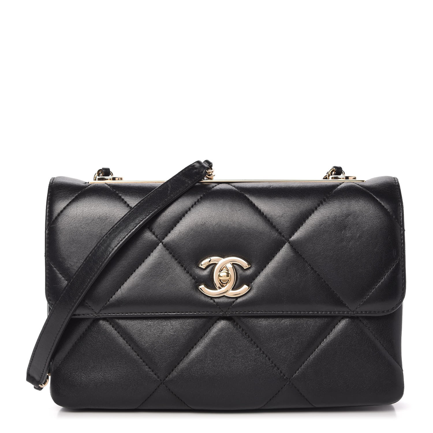 Chanel Lambskin Quilted Medium Trendy CC Flap Black 1 of 10