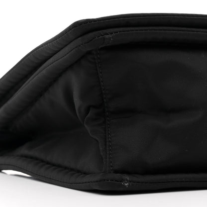 Prada Nylon Tessuto Chain Shoulder Bag Black 9 of 10