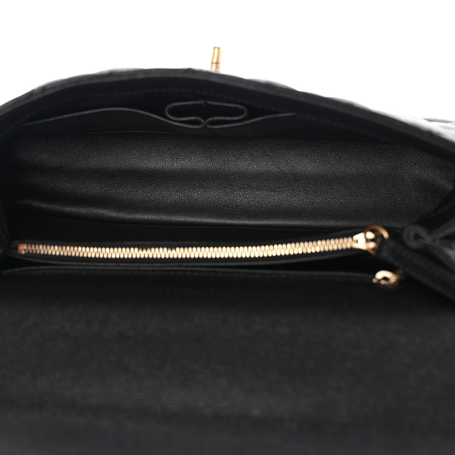 Chanel Caviar Lizard Quilted Small Coco Handle Flap Black 5 of 10