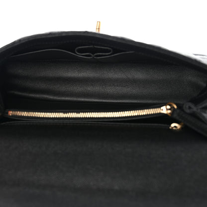 Chanel Caviar Lizard Quilted Small Coco Handle Flap Black 5 of 10