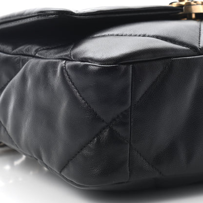 Chanel Lambskin Quilted Medium Chanel 19 Flap Black 8 of 9