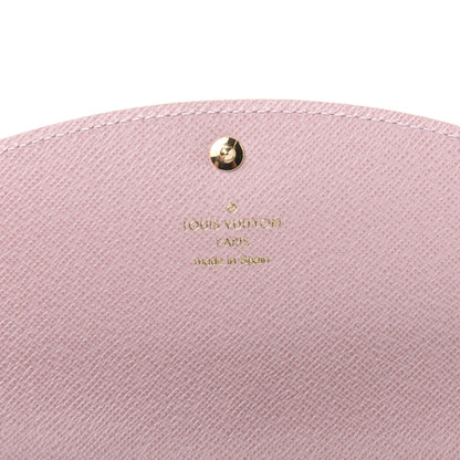 Louis Vuitton Damier Ebene Caissa Wallet Rose Ballerine 6 of 7