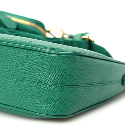 Prada Saffiano Lux Re-Edition 2005 Shoulder Bag Mango 10 of 10