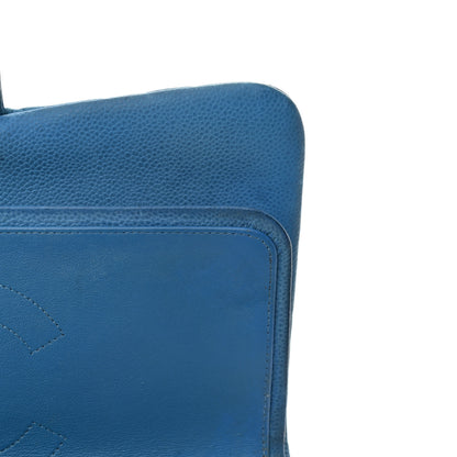 Chanel Iridescent Caviar Quilted Jumbo Double Flap Blue 13 of 21
