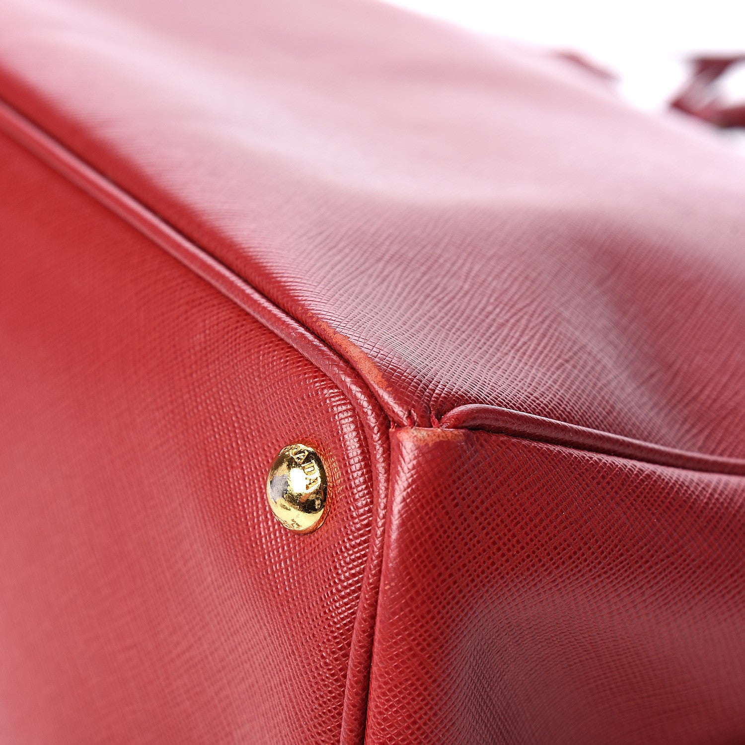 Prada Saffiano Large Galleria Double Zip Tote Fuoco 10 of 13