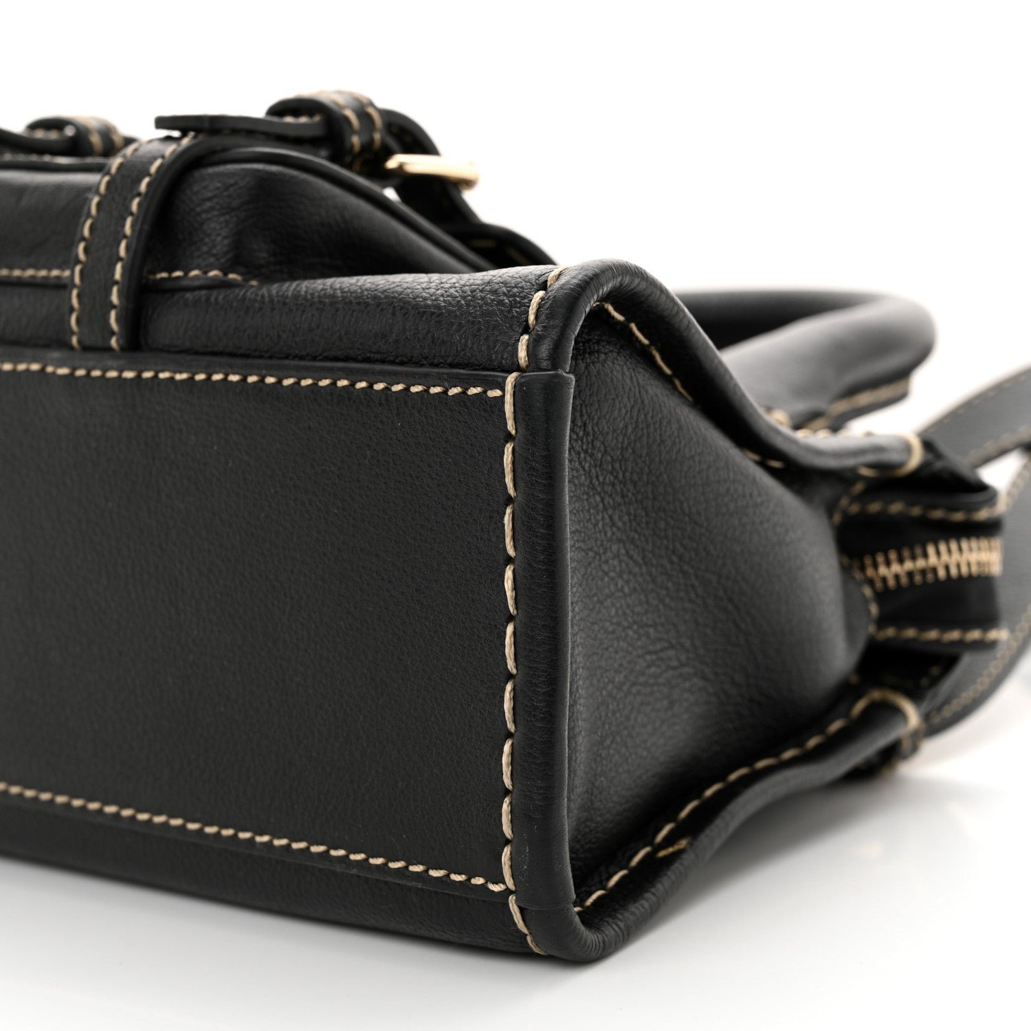 Chloe Buffalo Mini Edith Sepia Black 10 of 11