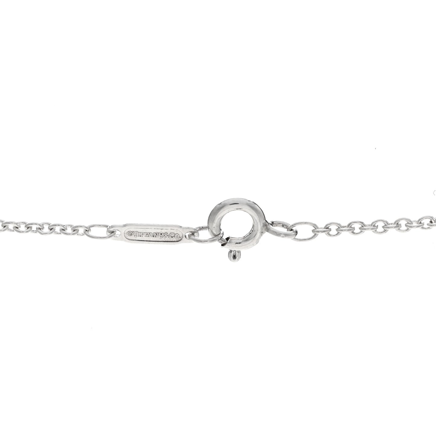 Sterling Silver Return to Tiffany Heart Key Pendant Necklace