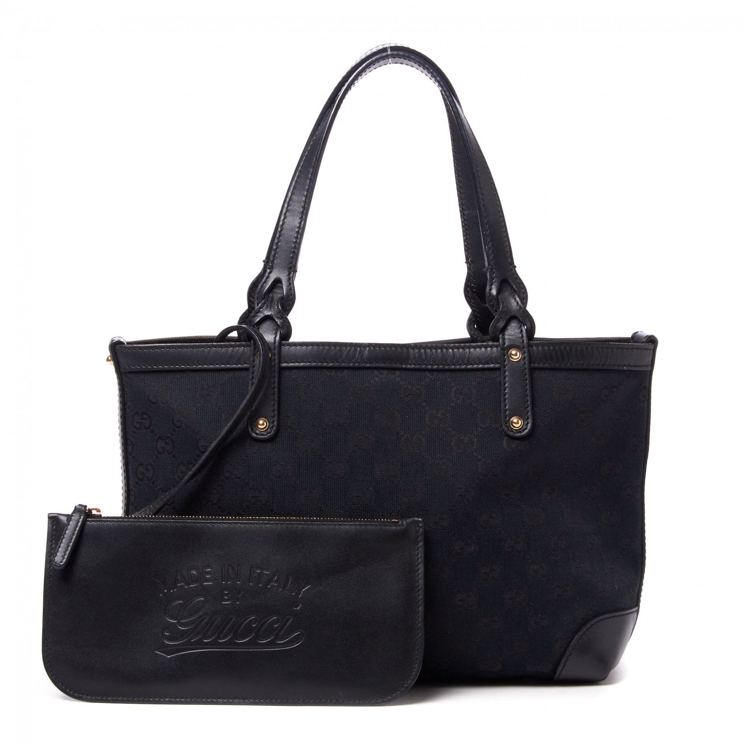 Gucci Monogram Small Craft Tote Black 2 of 9