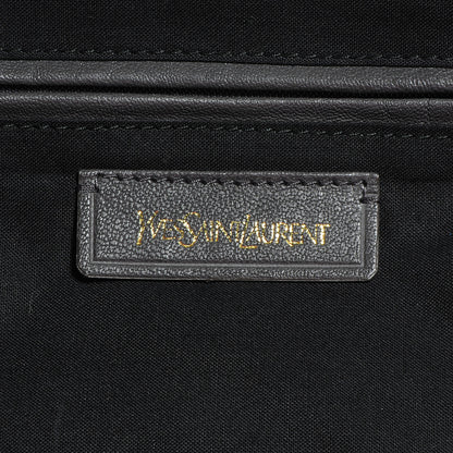Saint Laurent Leather Large Cabas Chyc Grey 6 of 9