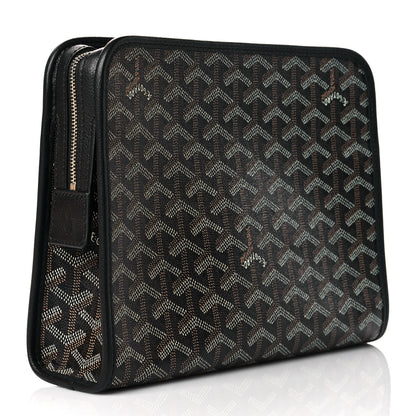 Goyard Goyardine Jouvence MM Toiletry Pouch Black 3 of 8