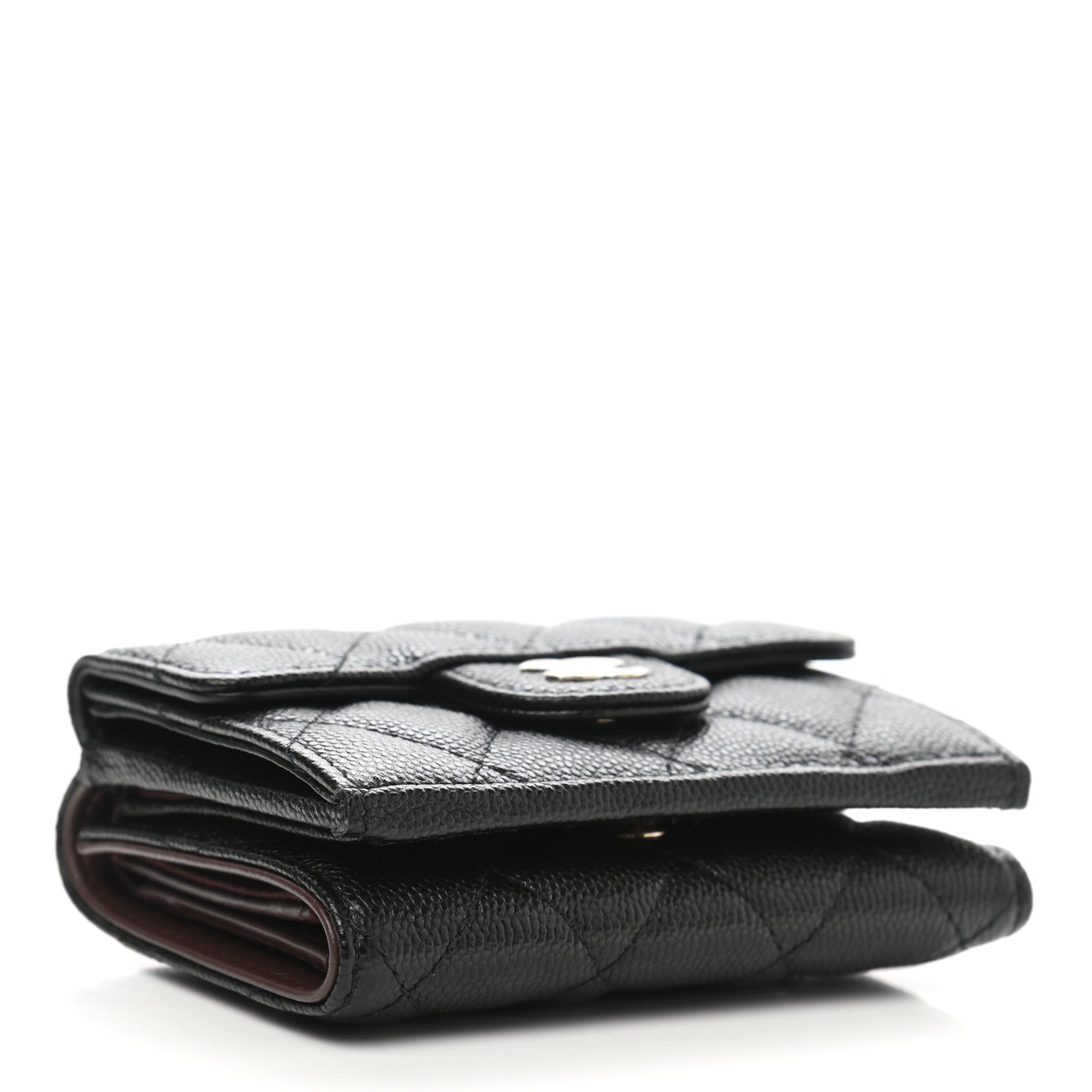 Chanel Caviar Quilted Double Flap Wallet Black 4 of 10