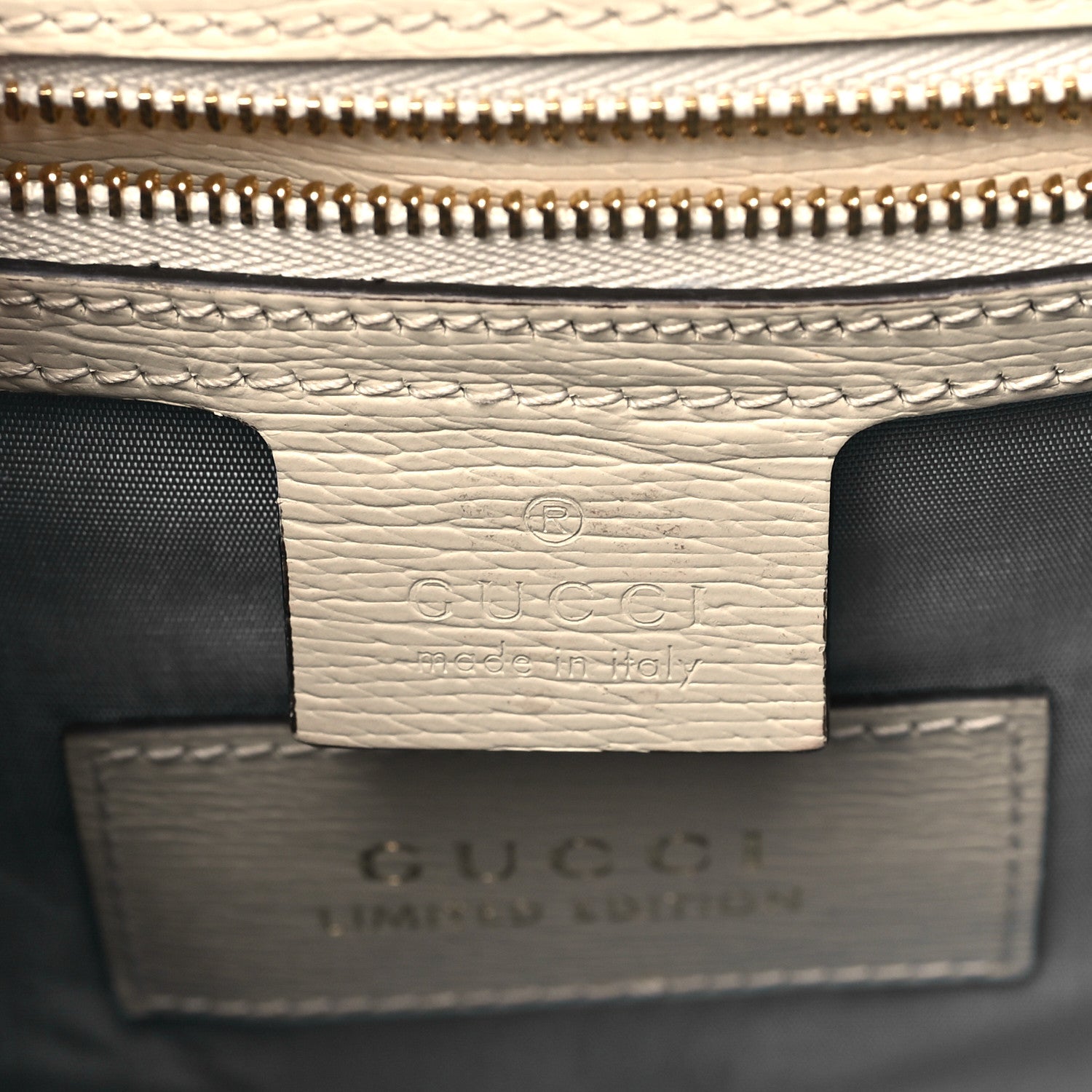 Gucci Calfskin Valentine's Day Exclusive Small Sylvie Top Handle Bag Ivory 6 of 10