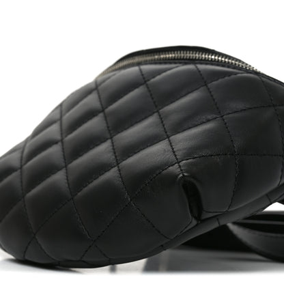 Chanel Calfskin Quilted Waist Belt Bag Black 10 of 11