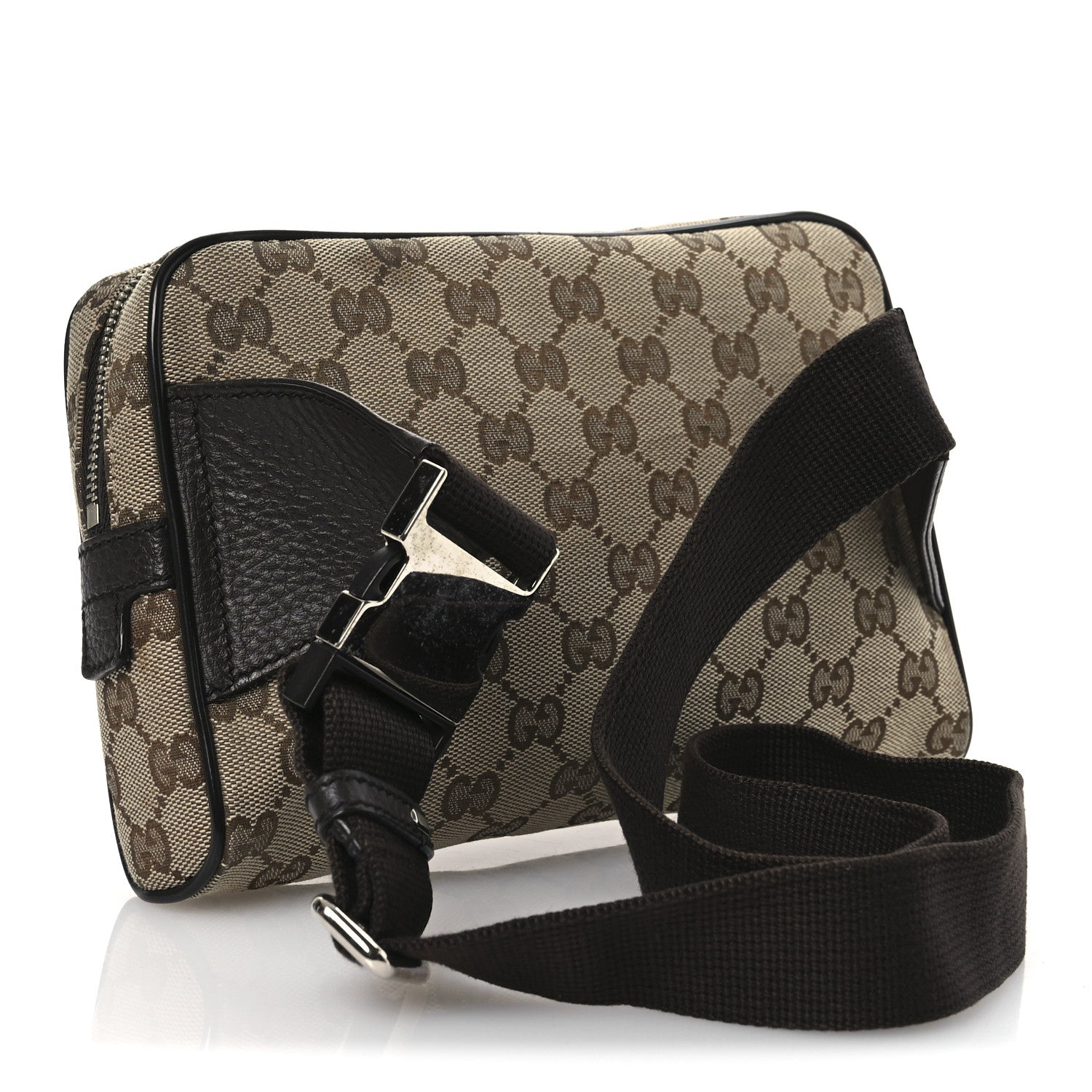 Gucci Monogram Belt Bag Dark Brown 3 of 15