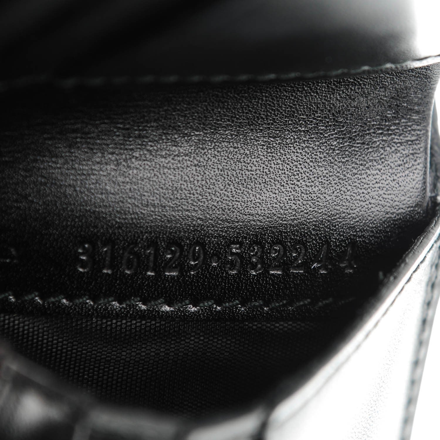 Saint Laurent Calfskin East West Wallet Black 7 of 8
