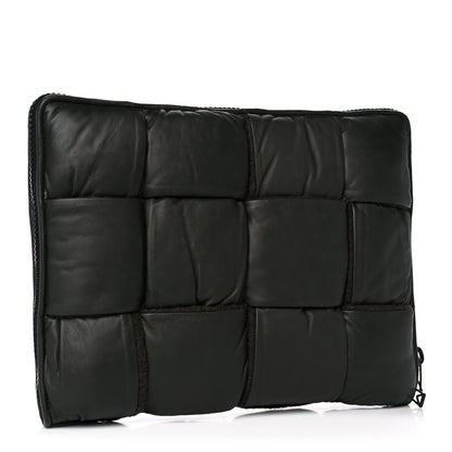Bottega Veneta Calfskin Maxi Intrecciato Puffy Laptop Pouch Camping 3 of 10