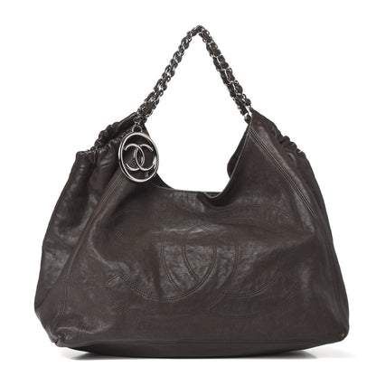 Chanel Distressed Caviar XL Coco Cabas Brown 1 of 11