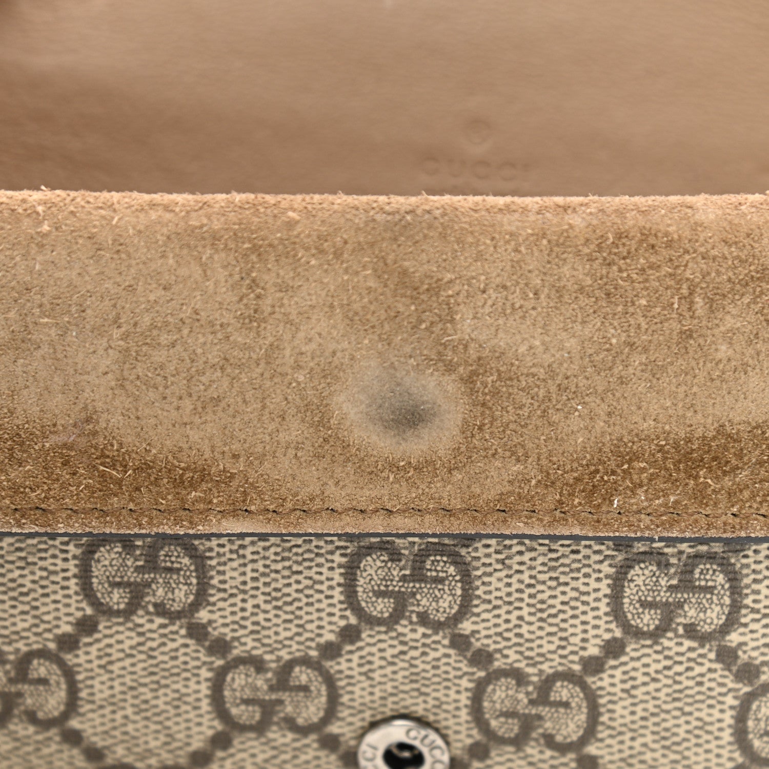 Gucci GG Supreme Monogram Super Mini Dionysus Shoulder Bag Taupe 10 of 10