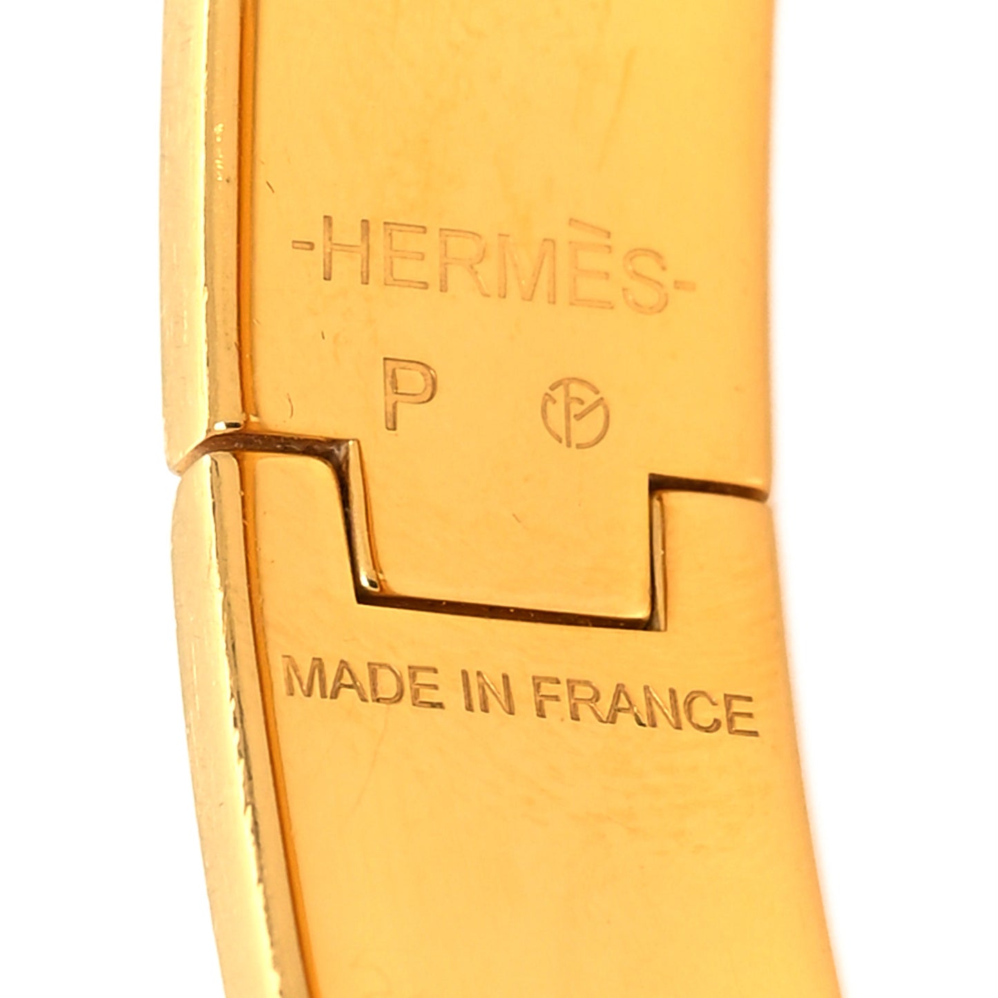 Enamel Narrow Clic Clac H Bracelet GM Indigo