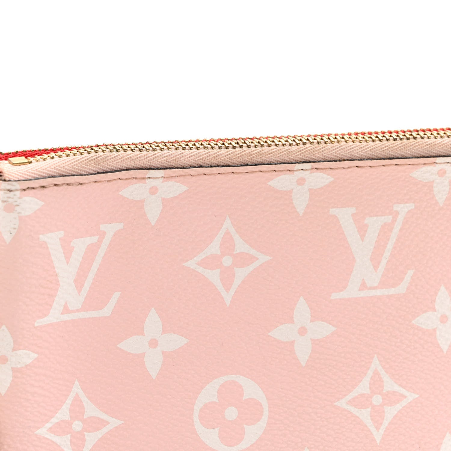 Louis Vuitton Monogram Giant Double Zip Pochette Rouge 14 of 14
