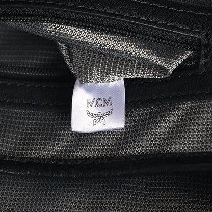 MCM Visetos Small Side Stud Stark Backpack Black 7 of 11