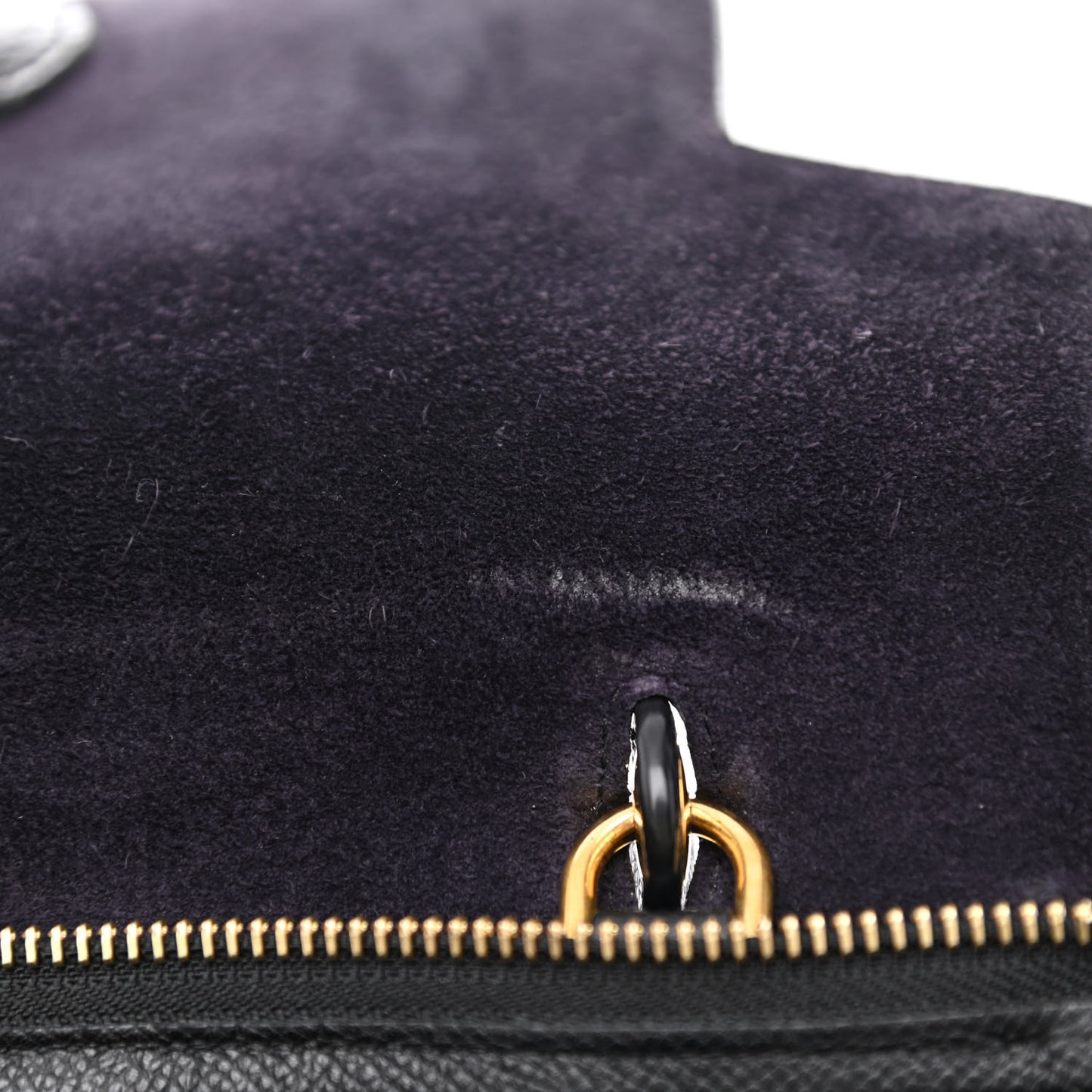 Grained Calfskin Mini Belt Bag Black